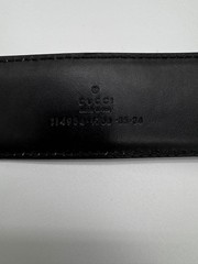 GUCCI Pre-Owned Black Belt 94Cm