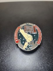 Vintage NASA Space Shuttle CHALLENGER Jan 28 1986 Commemorative Belt Buckle