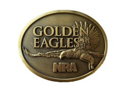 Golden Eagles NRA Belt Buckle Limited Edition 2013 Flying Eagle