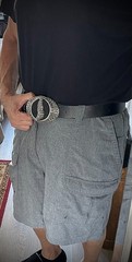“Alien Excavation” OOAK Belt Buckle 4.5” Sculptural Textured Darren McNeese