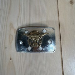 Bull Ride Rodeo Long Huge Big Cowboy Texas Western Steer Head Belt Buckle