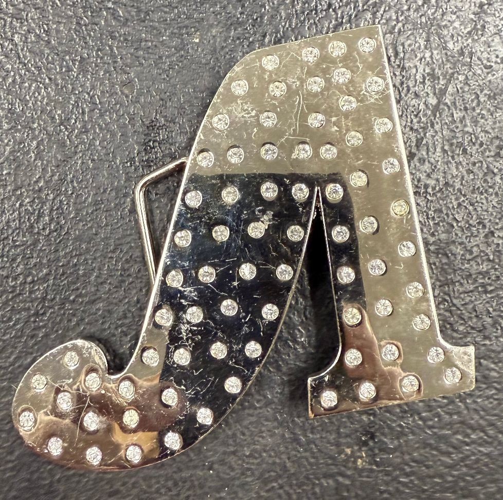 Large “A” Belt Buckle – Bold & Classic Statement Piece!