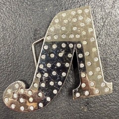 Large “A” Belt Buckle – Bold & Classic Statement Piece!