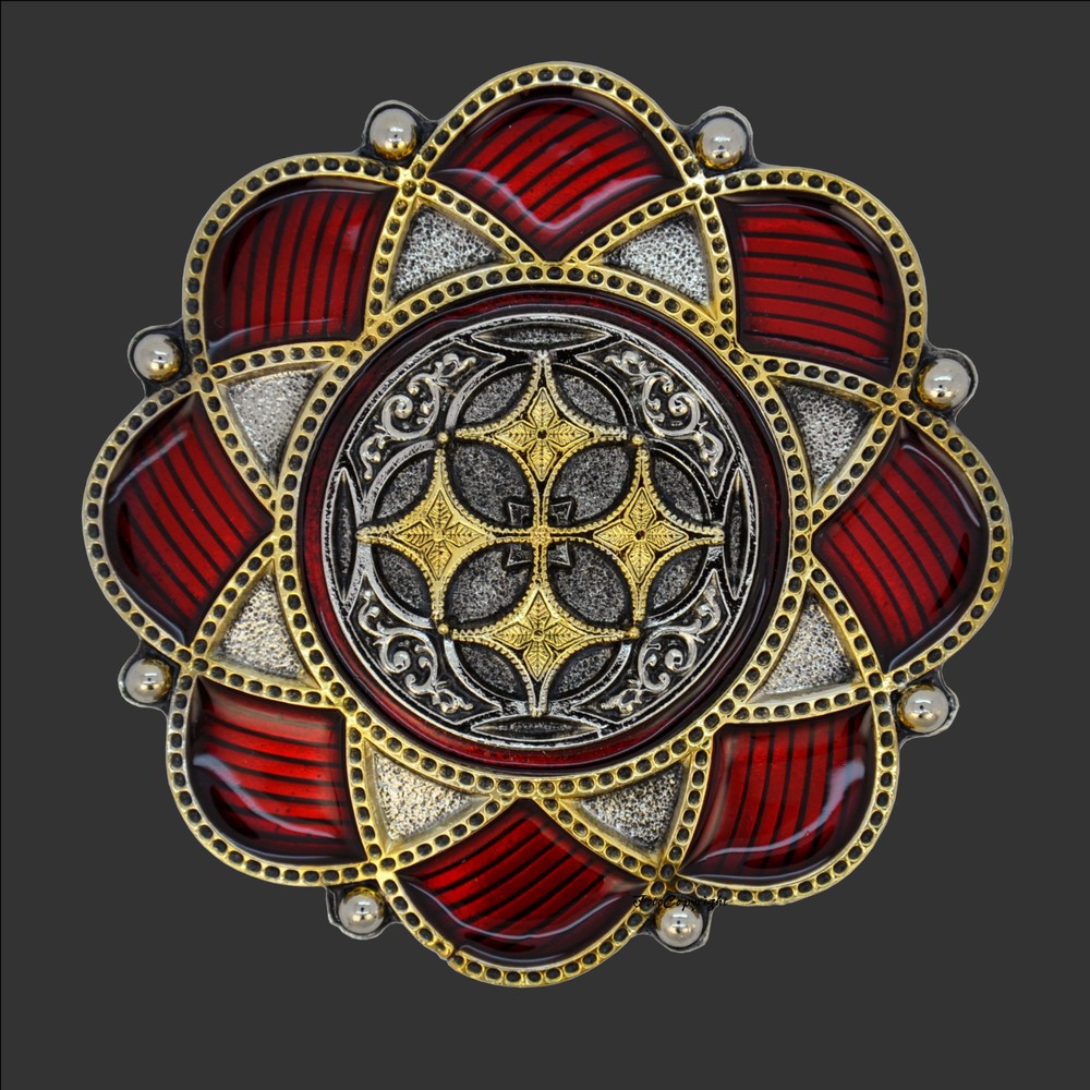 Celtic Buckle Design Shield Medieval Viking Ornament Belt Buckle *497