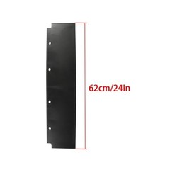 24 in x 24 in Stainless Steel Quarter Mud Flap Set Replacement for Semi Truck