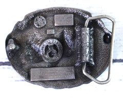 Rodeo America&rsquo;s #1 Sport Pewter Belt Buckle SISKIYOU PEWTER & ENAMEL
