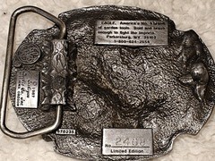 Vintage Gold Rush of 1849 Ames Tools 1985 Siskiyou Buckle Co. Ltd Ed. Pewter