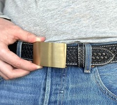 Buckle Engraved Solid Brass Belt Buckle Custom Personalized Monogrammed Buckle
