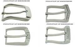 Pin Belt Buckles Men 1.25&Prime; 1 1/4&Prime; INCH 32 MM Belts New Women Prong Silver Pink