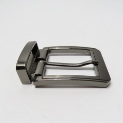 Mens Replacement Belt Buckle Gunmetal Single Prong Fits 1.5 Inch Belt