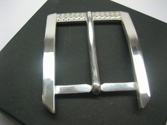 STERLING SILVER 925 BUCKLE AVAILABLE FOR 1&Prime; 1-1/8&Prime; 1-1/4&Prime; 1-3/8&Prime; 1-1/2&Prime; BELTS