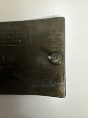 Vintage Winchester Repeating Arms New Haven Brass Belt Buckle