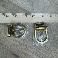 Belt Buckles – Set Of 2 New – gold