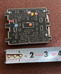 Pac-Man Namco Maze Video Game Belt Buckle Metal 2004