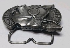 RARE 1976 KSHE-95 ST. LOUIS REAL ROCK RADIO Original Belt Buckle « SWEETMEAT »