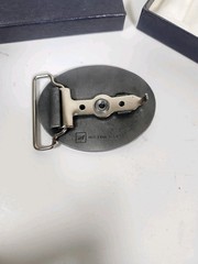 Hit Line USA Men&rsquo;s Western Oval Kimberly Idaho Belt Buckle Fits 1.5 in