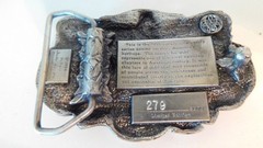 Siskiyou American Historical 1985 Commemorative Western Americana Belt Buckle