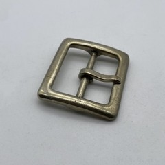 Brass Belt Buckle Copper Casted Leather Fastener Buckle