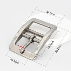 Stainless Steel Belt Buckles Tongue Pin Belt Buckle Fits For 1.5 INCHES Belt NEW