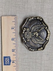 vintage 1960s 70s belt buckle HARLEY DAVIDSON motorcycle BRASS bronze EAGLE