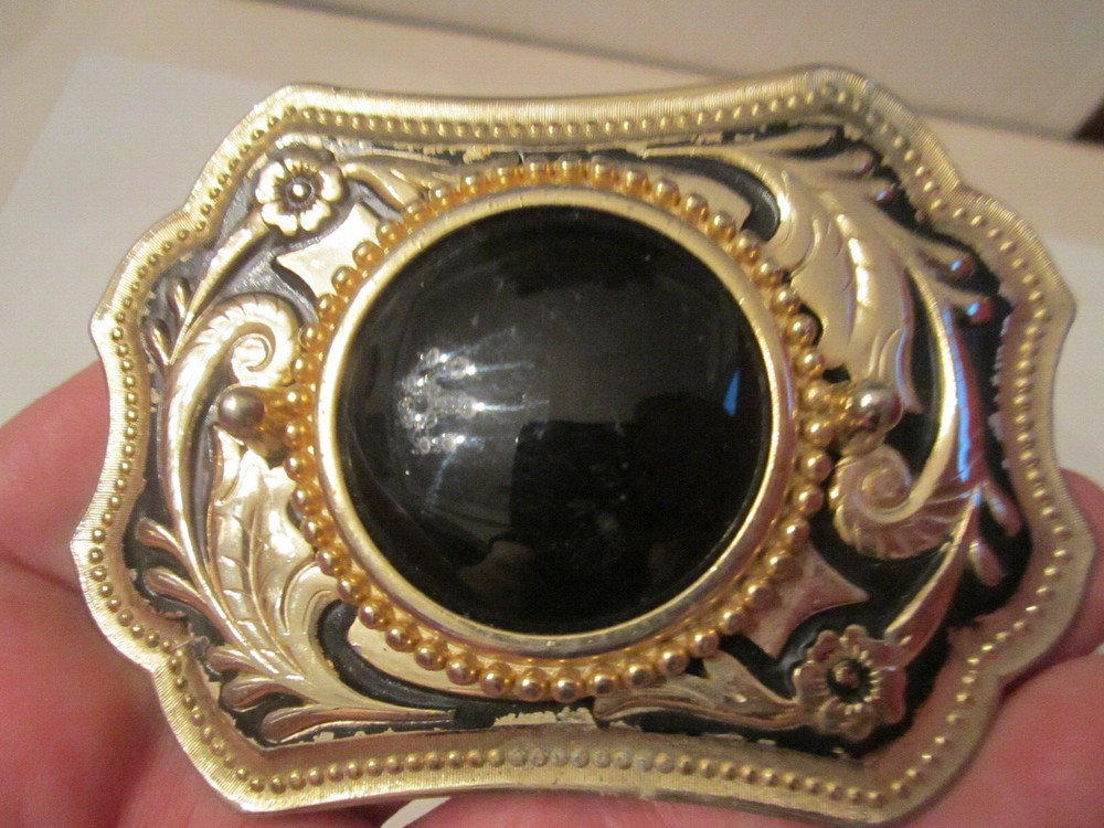 BLACK CRYSTAL OR STONE? DESIGN BELT BUCKLE – GW-5