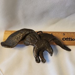 Men&rsquo;s Eagle Bird Belt Buckle Bronze Metal Western Style Antique Finish