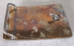 Mercy Belt Buckle Merced 1,000,000 + Man Hours Hospital Worker Honor Brass 2010