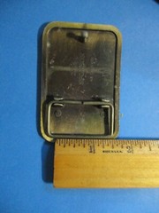 Vtg Freedom Is Not Free Brass Belt Buckle By Sponsor 2014 VGC