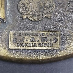 Hawaii Ltd Edition Great American Belt Buckle Exclusively for J.A.B. -1979 USA