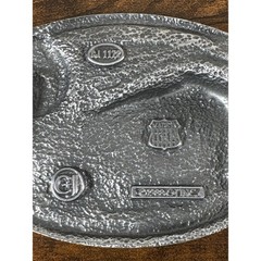 Vintage &rsquo;88 Santa Fe Super Chief Railroad Pewter Belt Buckle C&J Inc CJ 1172 USA