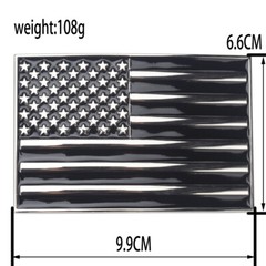 Flag Belt Buckle Western Cowboy Motorcycle Riding Belt Buckle