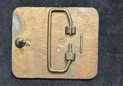 Vintage 80s Road Runner Matt Belt Buckle Western Boho Grunge