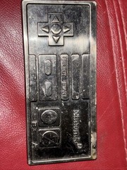 RARE Nintendo Entertainment System NES Controller Metal Belt Buckle Chrome 2007