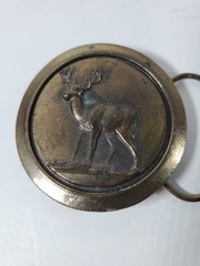 Great American Belt Buckle Deer 2.5in Limited Edition c1977 Serial Number 519