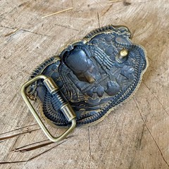 Mens Belt Buckle »PREDATOR »Solid Handmade Brass Buckle Vintage Viking Brass Bucki