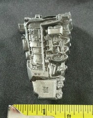 TRAIN STEAM ENGINE 4-6-2 PACIFIC TYPE LOCOMOTIVE BELT BUCKLE USA