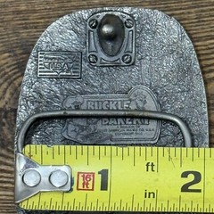 Metal Police Belt Buckle Bakery 1988 #1654 Serve & Protect Law Enforcement Badge