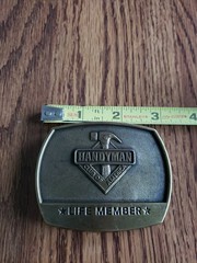 1996 HandyMan Club Of America Belt Buckle Life Member Vintage VGC