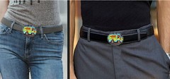 Scooby-Doo The Mystery Machine Belt Buckle Pewter Metal Limited Edition