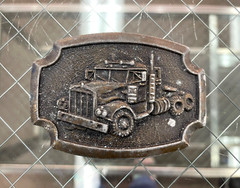 Lot Of 4 Vintage Buckles: Raintree 3D Big Horn Ram-Chambers Rodeo-2nd Amend-Semi