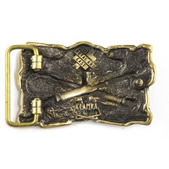 Brass belt buckle Gods of war, Military field artillery cannons, Rocket Forces