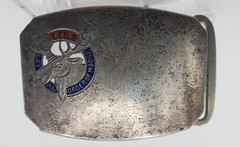 Vintage One of a Kind? Elgin AM Sterling Loyal Order Of Moose Belt Buckle 17g