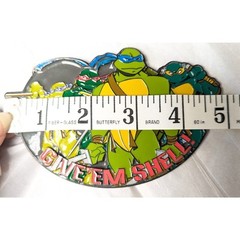 TMNT Teenage Mutant Ninja Turtles Belt Buckle GIVE &lsquo;EM SHELL! 2012 adult viacom