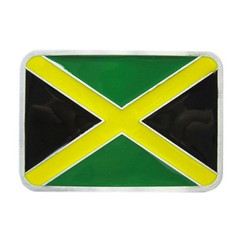Men Belt Buckle Jamaica Flag Belt Buckle Gürtelschnalle Boucle de ceinture