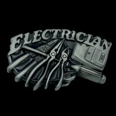 ELECTRICIAN WORK TOOLS ELECTRICAL UNISEX GIFT IDEA EQUIPMENT BELT BUCKLES