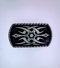 Celtic Cross Classic Belt Buckle | American Western Silver Vintage Buckle