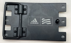 Original Adidas Neon Green & Black Golf Trophy Three 3 Stripe Enamel Belt Buckle