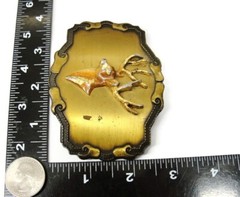 Deer Elk Belt Buckle Raintree Buckle Bronze Tone