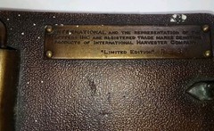 International Auto Wagon Limited Edition Belt Buckle Bergamot Brass Works 1974