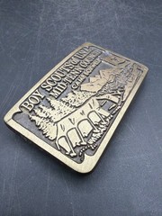 Vintage Boy Scouts Mid-Tenn Council Camp Boxwell Belt Buckle